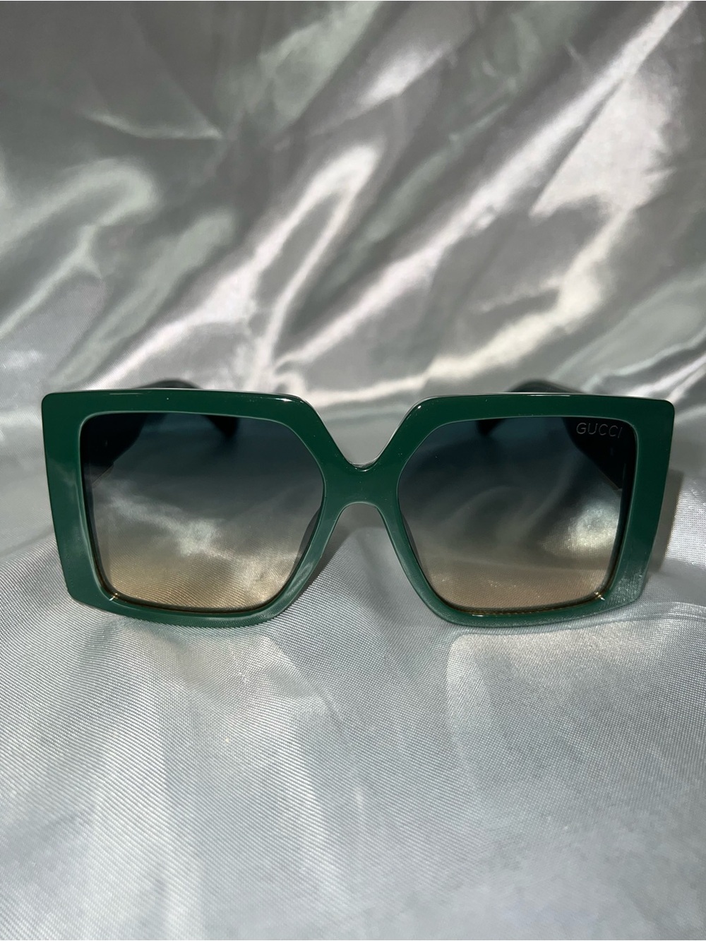 New Inspired Green Oversized Square Women's Sunglasses